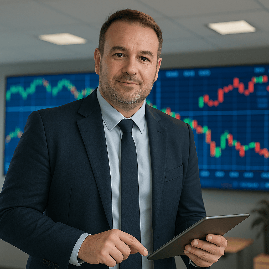 TSTA team member explaining online courses to students